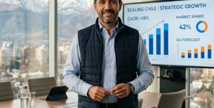 Consultor senior chileno analizando métricas de escalabilidad